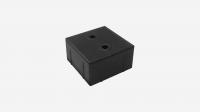 Заглушка прямая Groentec 35x35 мм, Черный